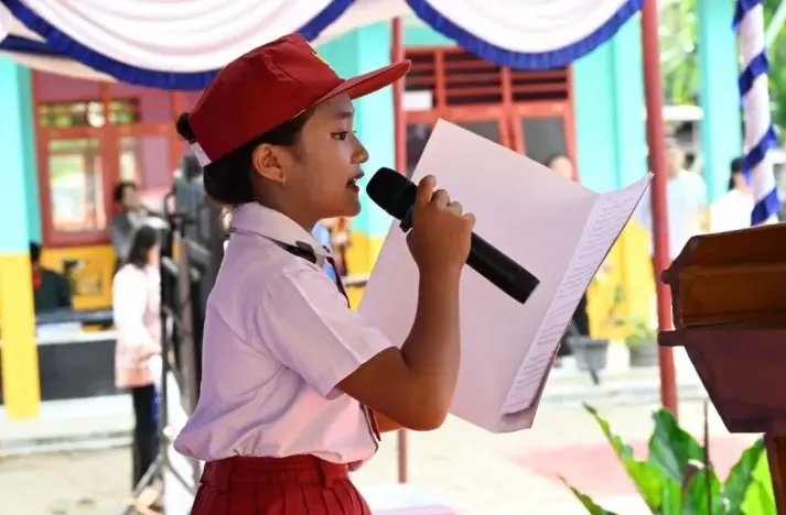 Siswi SD di Nias Utara Kirim Surat untuk Presiden Prabowo, Apresiasi Renovasi Sekolah dan Program MBG