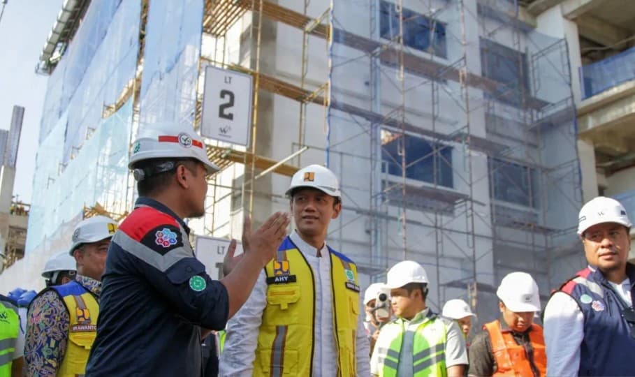 AHY Menyatakan Pembangunan Kembali Ponpes Al Khoziny di Sidoarjo Sudah Lampaui 50 Persen
