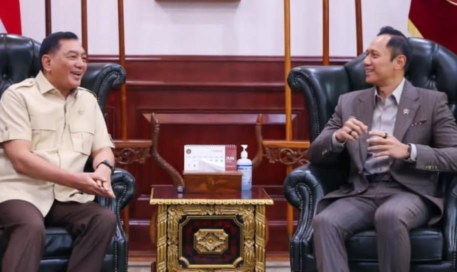 Menteri Pertahanan Sjafrie Sjamsoeddin dan AHY Membahas Pengamanan Wilayah Udara untuk Perkuat Kedaulatan Negara