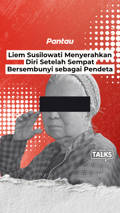 LIEM SUSILOWATI MENYERAHKAN DIRI SETELAH SEMPAT BERSEMBUNYI SEBAGAI PENDETA