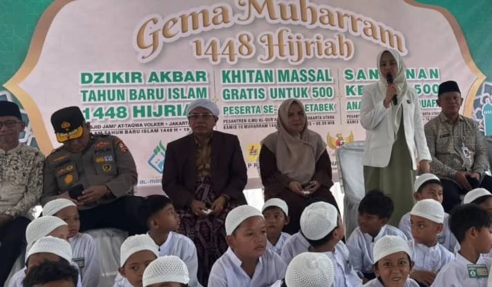 Baznas Gelar Khitanan Massal Gratis dan Santuni 500 Anak Yatim serta Dhuafa di Jakarta Utara