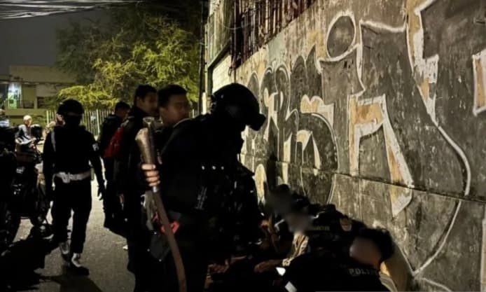 Polisi Tangkap Delapan Pemuda yang Diduga Hendak Tawuran di Ciracas Jakarta Timur