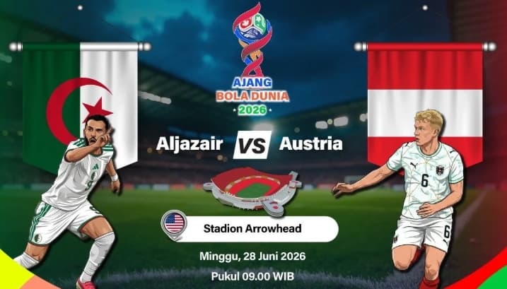 Aljazair dan Austria Berebut Tiket 32 Besar Piala Dunia 2026 pada Laga Penentuan Grup J