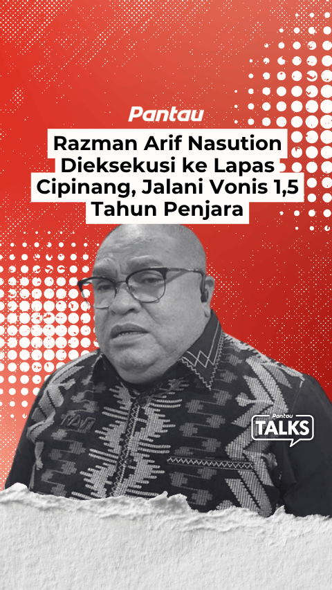 RAZMAN ARIF NASUTION DIEKSEKUSI KR LAPAS CIPINANG