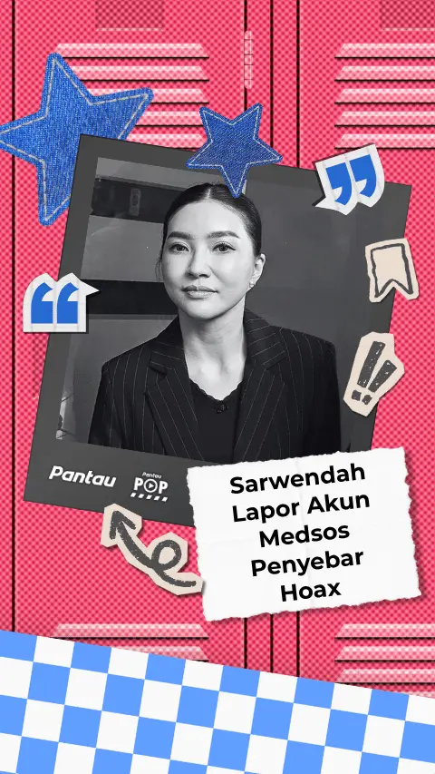 SARWENDAH LAPOK AKUN MEDSOS PENYEBAR HOAX