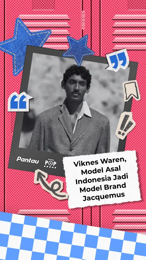 VIKNES WAREN MODEL ASAL INDONESIA JADI MODEL BRAND JACQUEMUS