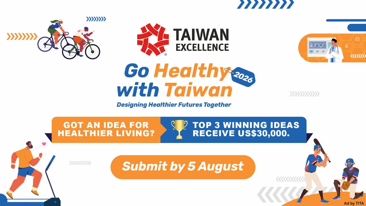 Go Healthy Taiwan Kembali Gelar Kompetisi Inovasi Kesehatan Global, Hadirkan Program Mentoring bagi Finalis