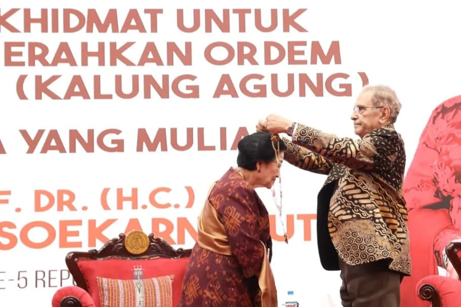 Megawati Soekarnoputri Menerima Penghargaan Tertinggi Timor-Leste atas Kontribusi Memperkuat Hubungan Bilateral