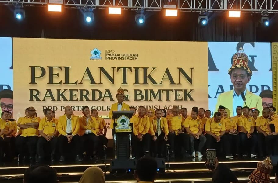 Bahlil Meminta Golkar Aceh Perkuat Konsolidasi untuk Meningkatkan Perolehan Kursi pada Pemilu Mendatang