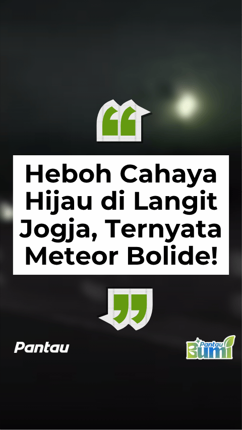 HEBOH CAHAYA HIJAU DI JOGJA