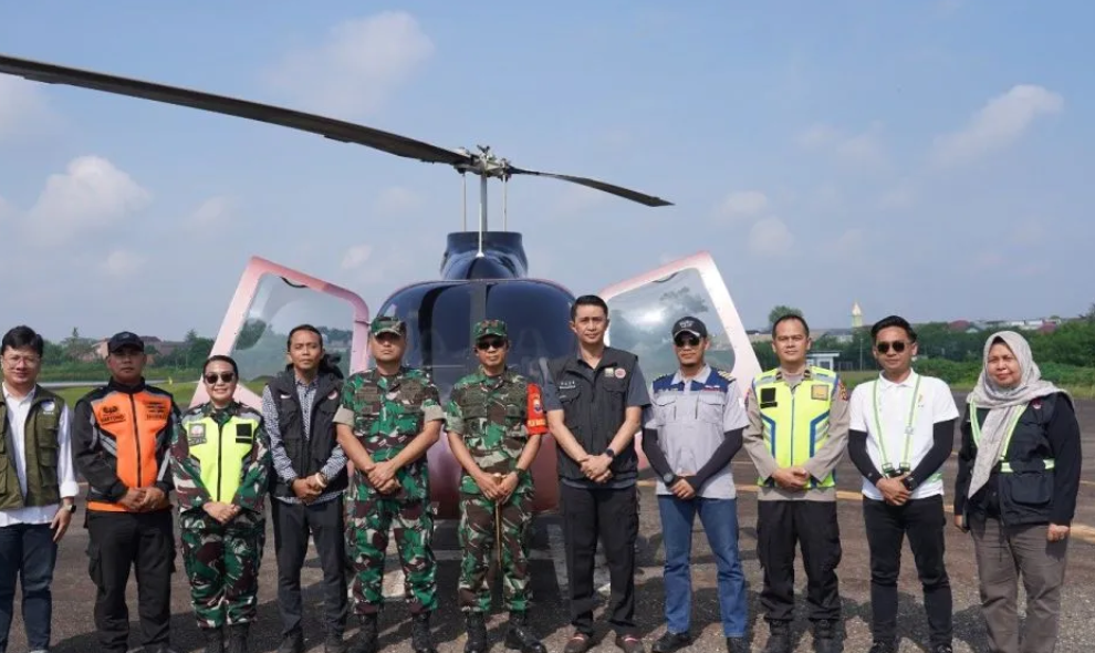 Danrem 042/Gapu Lakukan Patroli Udara untuk Pantau Wilayah Rawan Karhutla di Jambi