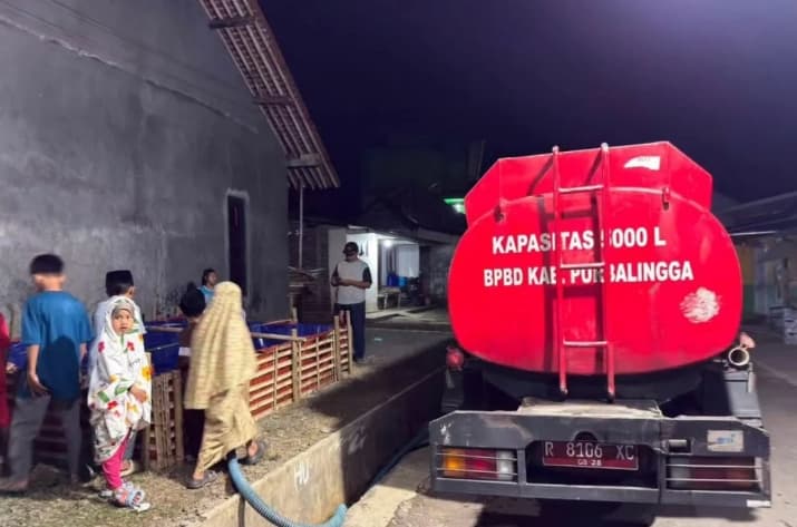 BPBD Purbalingga Catat Kekeringan Melanda 10 Desa di Enam Kecamatan