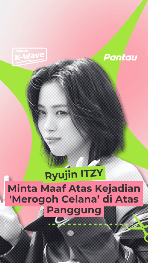 RYUJIN ITZY MEROGOH CELANA DI ATAS PANGGUNG