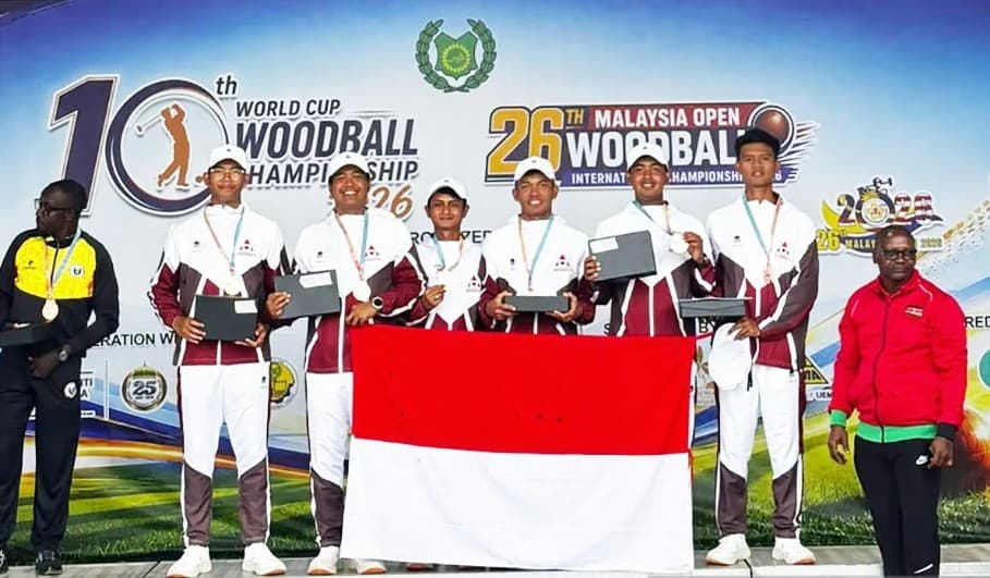 Indonesia Menjadi Juara Umum Kategori Senior World Cup Woodball Championship 2026 di Malaysia