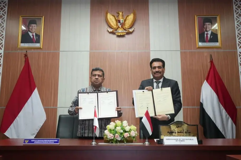 Indonesia dan Yaman Perkuat Kerja Sama Jaminan Produk Halal untuk Perluas Akses Pasar Global