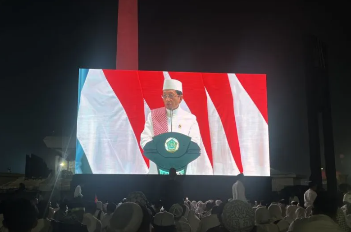 Warga Puas dengan Fasilitas Zikir dan Doa Kebangsaan di Monas