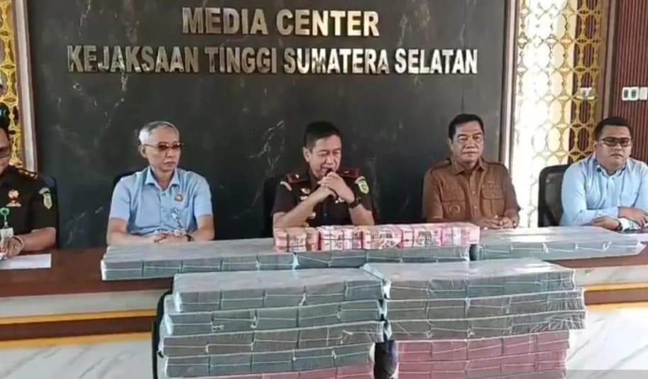 Kejati Sumsel Pulihkan Kerugian Negara Rp127,27 Miliar dari Perkara Korupsi Penguasaan Tanah PT SMB