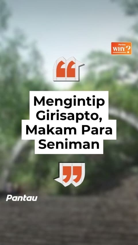 MENGINTIP GIRISAPTO, MAKAM PARA SENIMAN