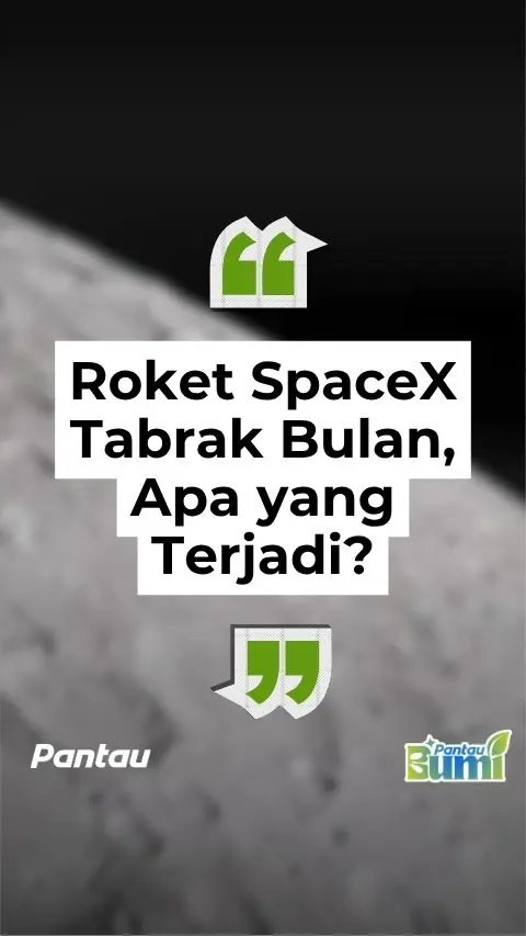 ROCKET SPACE X TABRAK BULAN