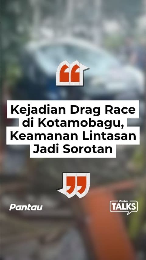 KEJADIAN DRAG RACE DI KOTAMOBAGU