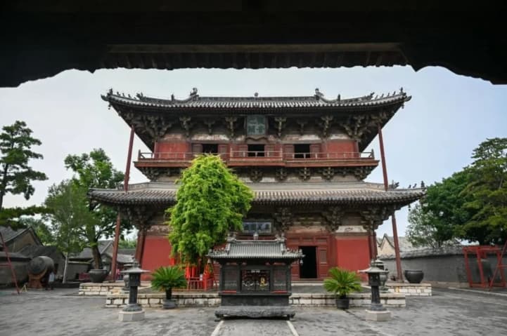 Kuil Dule di Tianjin Menampilkan Warisan Arsitektur Kayu Berusia Lebih dari 1.000 Tahun