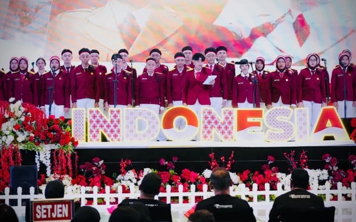 Siswa Sekolah Rakyat Serukan Merdeka dari Kemiskinan lewat Puisi HUT ke-81 RI