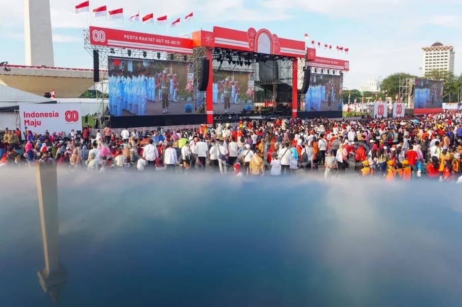 1.200 UMKM Ramaikan Pesta Rakyat HUT Ke-81 RI di Monas, Kuliner Nusantara Dibagikan Gratis