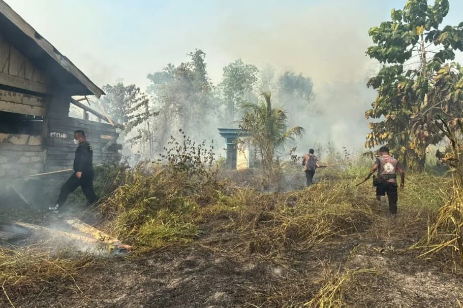 Polda Papua Tengah Kerahkan Ratusan Personel Tangani Karhutla, Nabire Catat 279 Hotspot