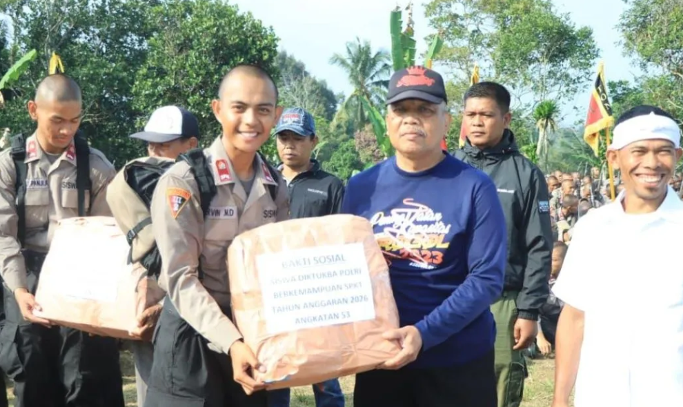 774 Siswa SPN Polda Metro Jaya Asah Empati lewat Bakti Sosial kepada Warga Bogor
