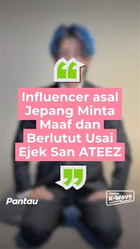 INFLUENCER ASAL JEOANG MINTA MAAF DAN BERLUTUT USAI EJEK SAN ATEEZ
