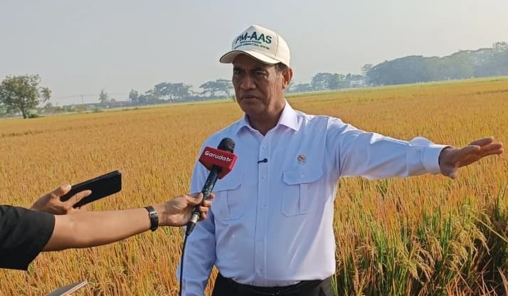 Mentan Sebut Pertanian Modern PM-AAS Mampu Dongkrak Produksi Padi hingga 12 Ton per Hektare