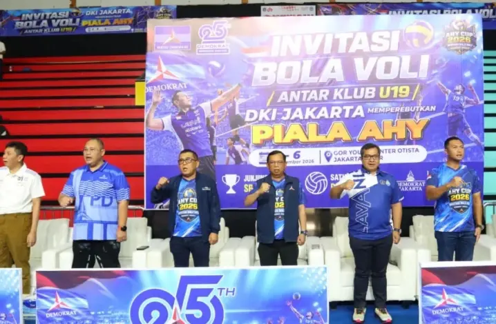 Demokrat DKI Gelar AHY Cup 2026 untuk Dorong Talenta Voli dan Sportivitas di Jakarta