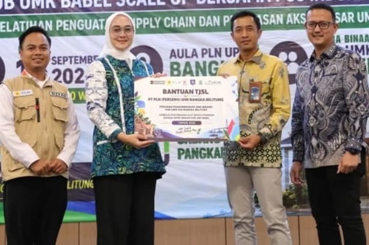 PLN UP3 Bangka Bantu Sertifikasi Halal dan Alat Produksi untuk Dorong UMKM Naik Kelas