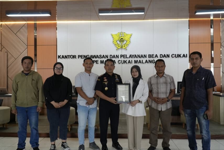 Bea Cukai Malang Terbitkan NPPBKC kepada CV Gol Gas Golden Jaya