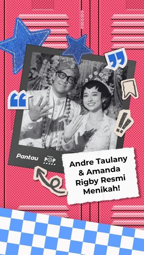 ANDRE TAULANY DAN AMANDA RIGBY RESMI MENIKAH