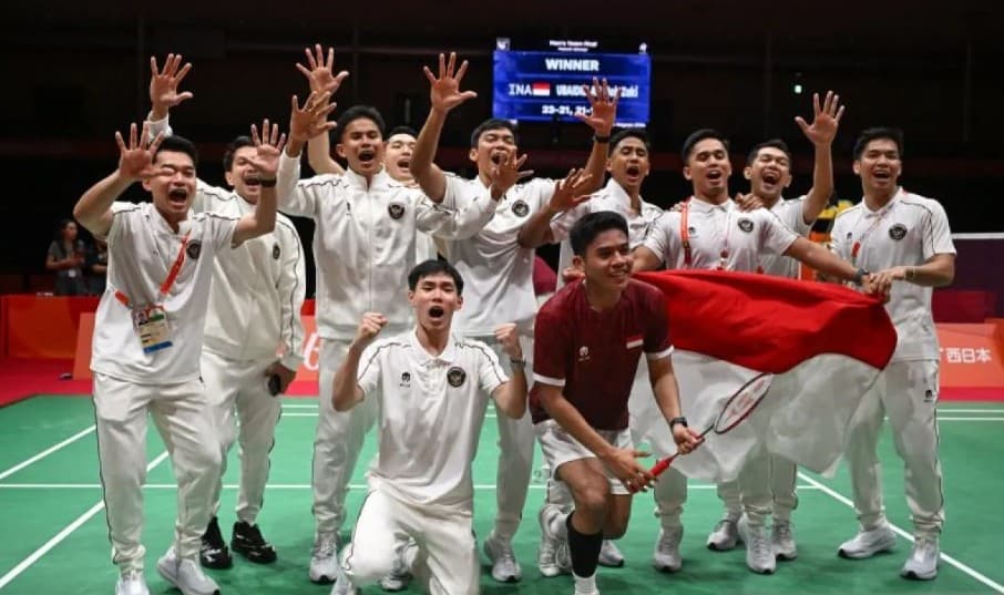 Ubed Menangi Laga Penentu, Indonesia Rebut Emas Beregu Putra Asian Games 2026