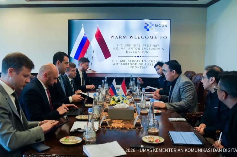 Indonesia dan Rusia Jajaki Kerja Sama Teknologi Satelit dan AI untuk Perkuat Transformasi Digital