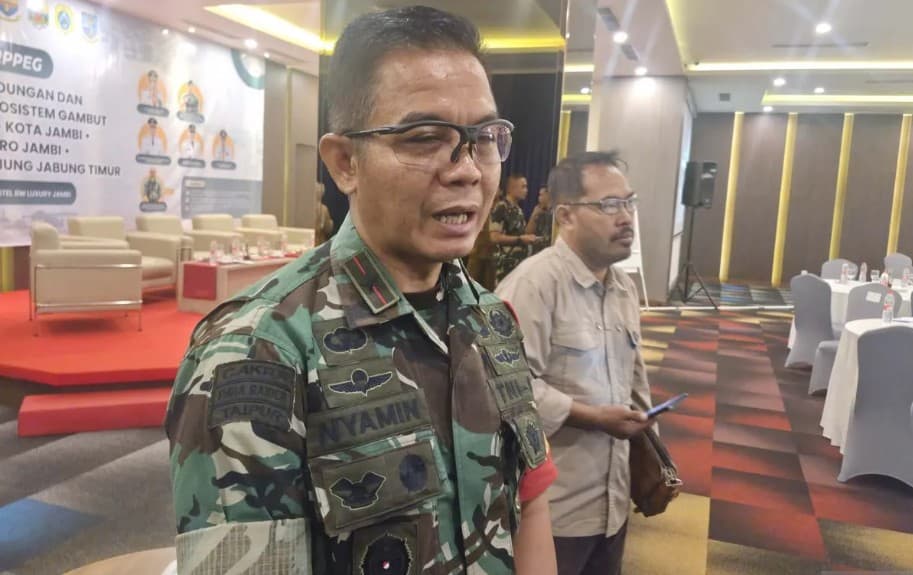 Kebakaran TN Berbak dan Sembilang Belum Padam, Satgas Karhutla Jambi Optimalkan Pengeboman Air
