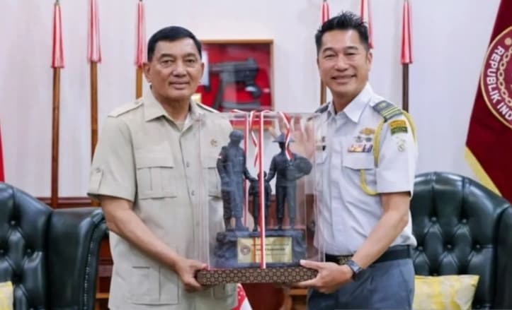 Kemenhan RI Perkuat Kerja Sama Militer dengan Singapura, Sjafrie Dorong Program Pertahanan Terus Dikembangkan