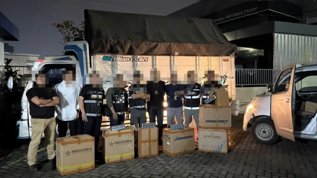 Bea Cukai Bogor Gagalkan Peredaran 1,2 Juta Batang Rokok Ilegal