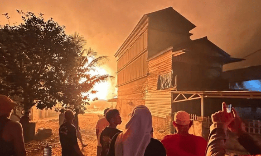 Kebakaran Hebat di Bangka Selatan Hanguskan Sekitar 500 Rumah, Sebanyak 2.000 Warga Terdampak
