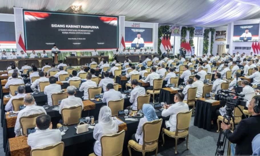 Prabowo Bantah Kabinet Merah Putih Terlalu Gemuk, Bandingkan Indonesia dengan 30 Negara di Eropa