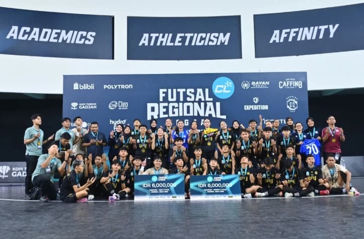 UNY Sapu Bersih Gelar Campus League Futsal 2026 Regional Yogyakarta, Tim Putra Hajar UNNES 6-0 dan Putri Menang 1-0