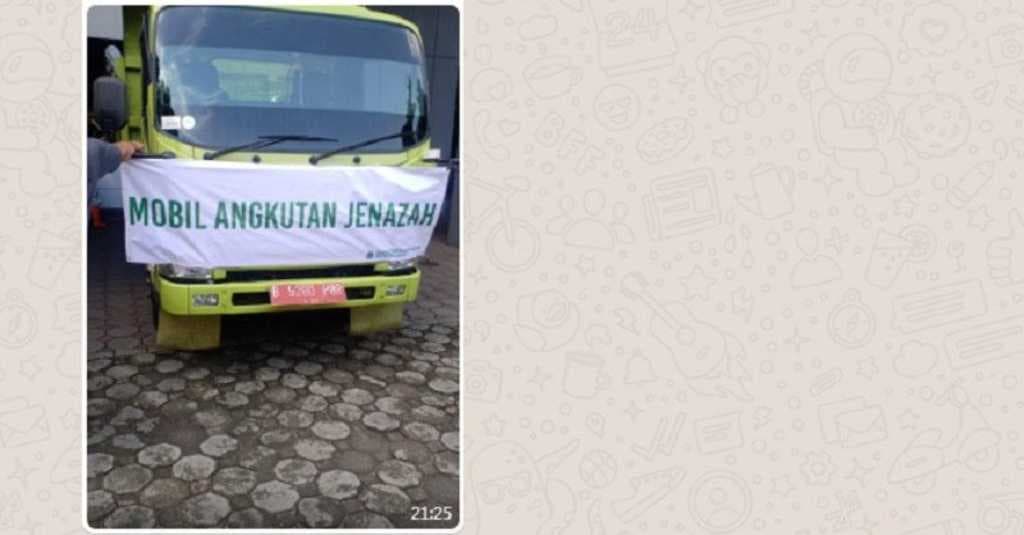 Soal Truk Pengangkut Jenazah COVID-19, Ini Penjelasan Pemprov DKI