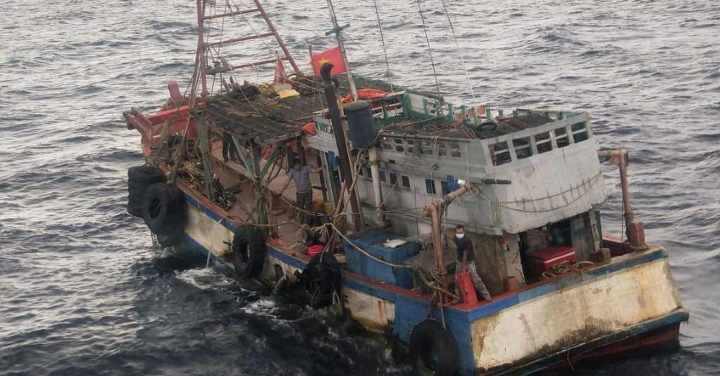 KKP Tangkap Dua Kapal Asing Pelaku Illegal Fishing di Laut Natuna Utara
