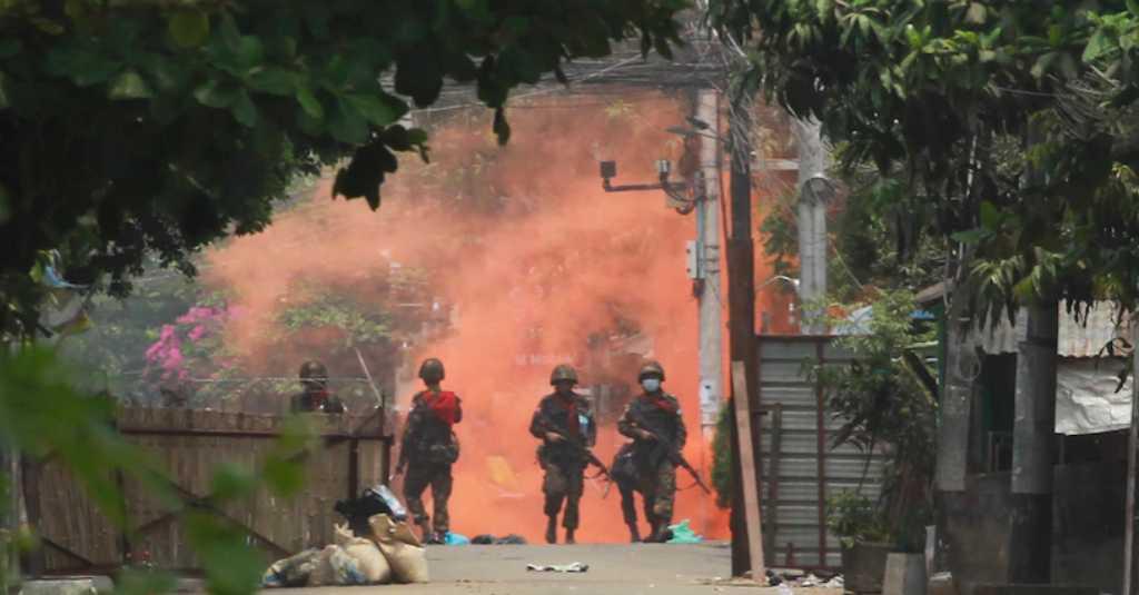 Banyak Bangunan Terbakar Akibat Pertempuran, Ribuan Warga Myanmar Mulai Eksodus ke Negara Lain