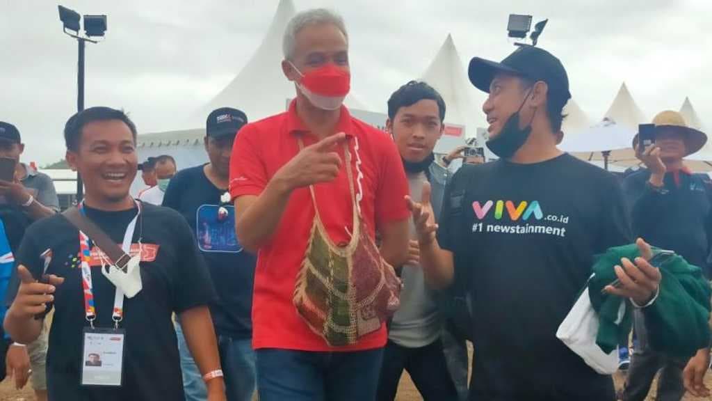 Ikut Nonton WSBK, Ganjar Pranowo: Sirkuit Mandalika Keren Banget!