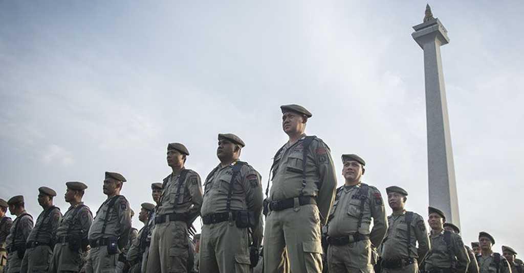 1.695 Personel Satpol PP DKI Jakarta Dikerahkan untuk Ketertiban Malam Tahun Baru