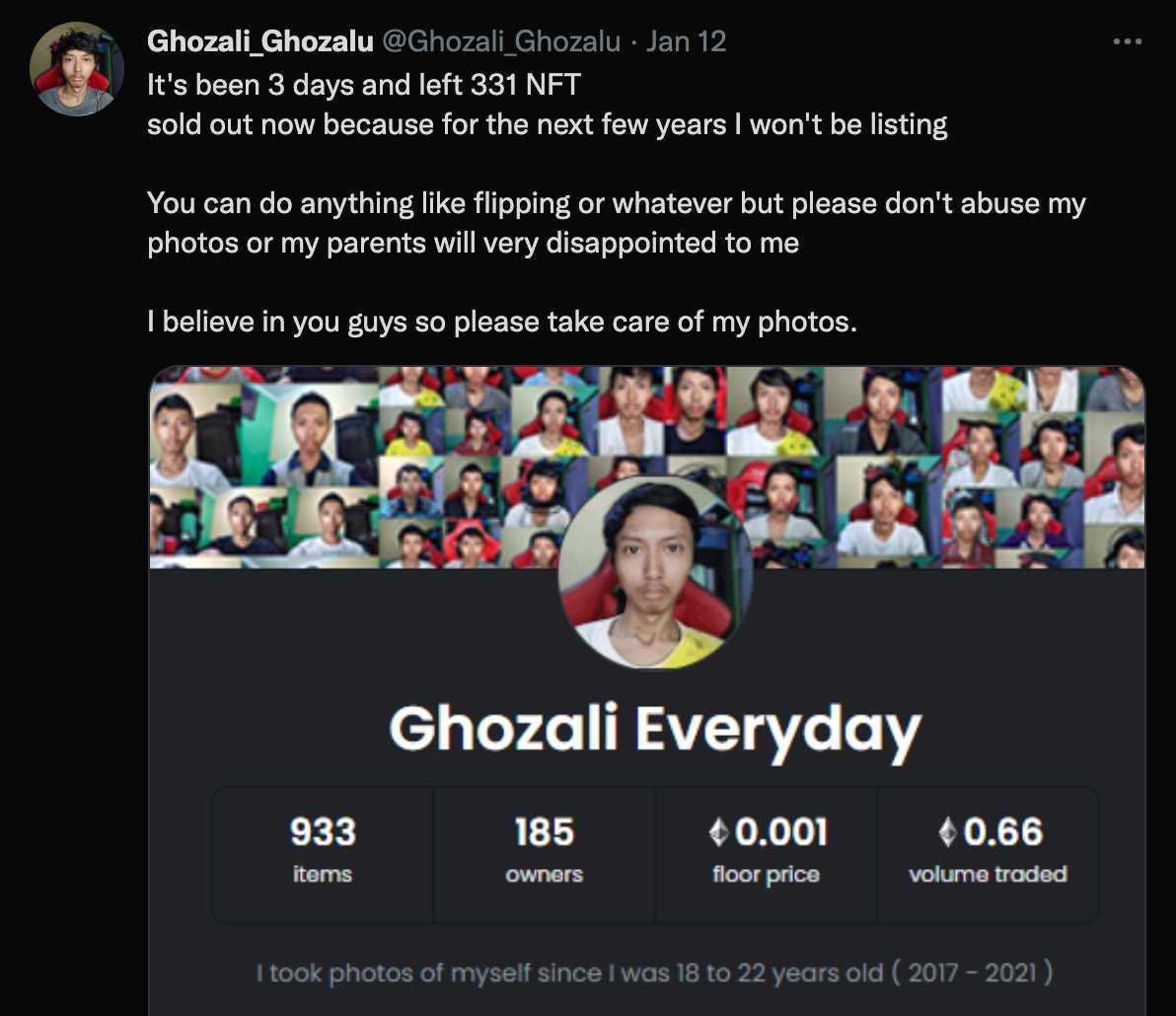 Cuma Foto Selfie, Ghozali Meraup Untung Miliaran Rupiah