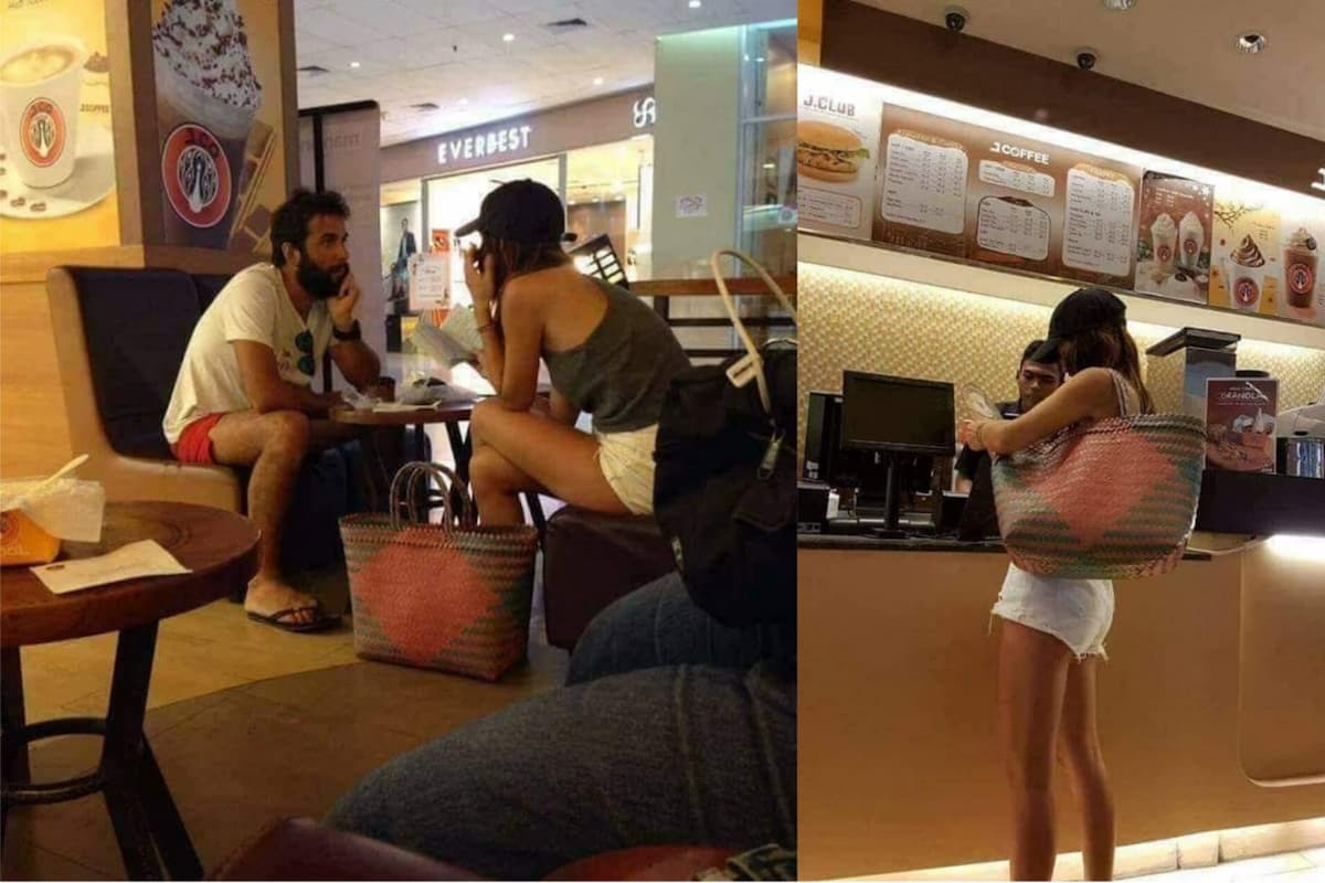 Viral Bule Terlihat Modis Pakai Tas Anyaman Ke Mall, Netizen: Coba Kalo Orang Indo Yang Pakai? Pasti Aneh!